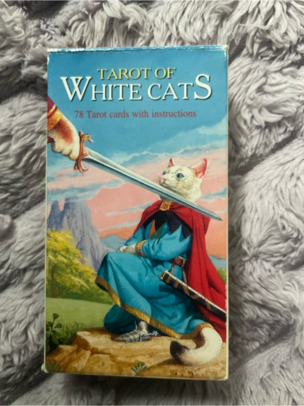 Tarot of White Cats Tarot Deck - Blue Box